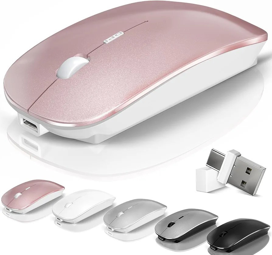 Kovess Bluetooth Wireless Mouse for MacBook Air Mac Pro Laptop PC Pad Optical...