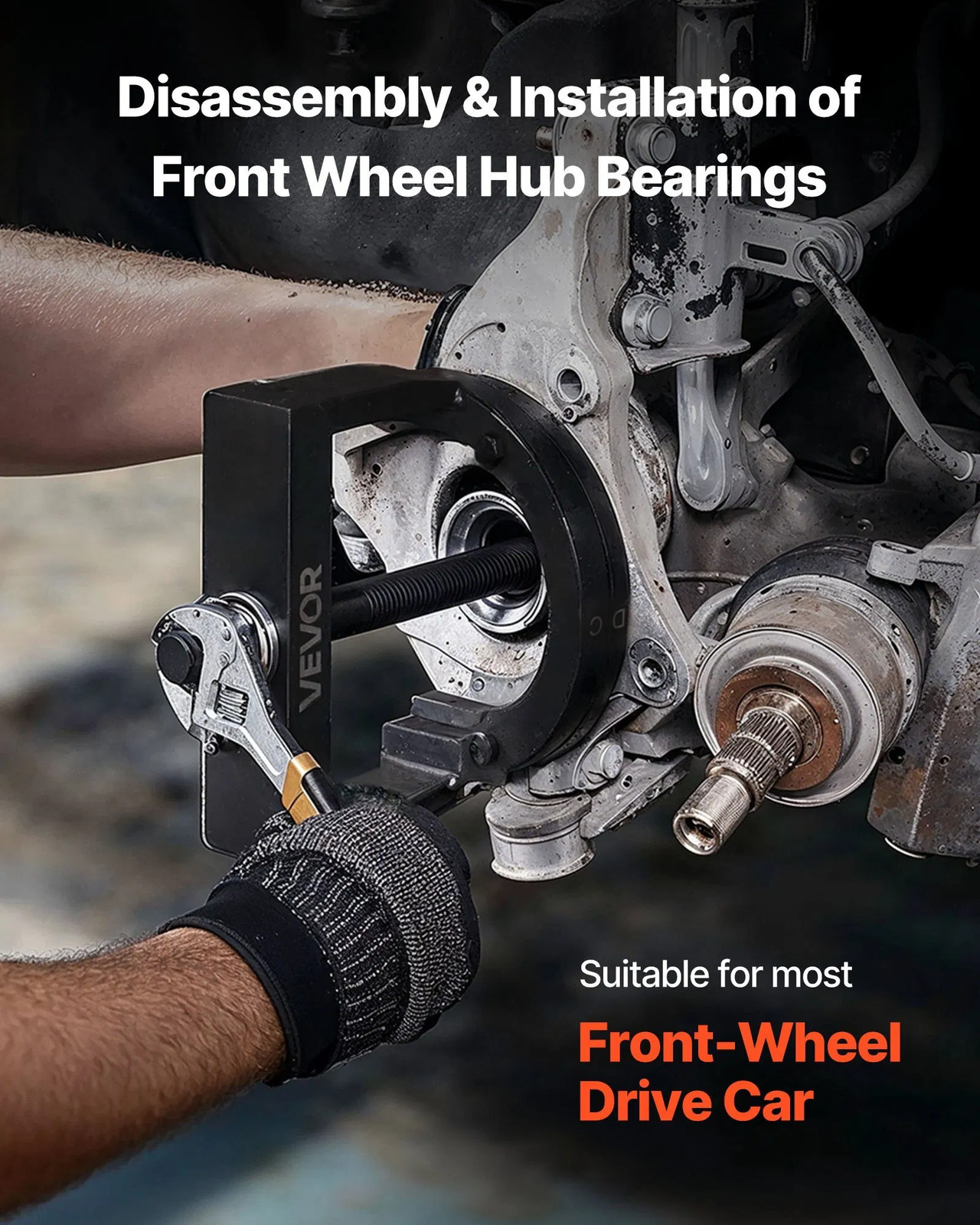 Master Wheel Hub & Bearing Remover & Installer Kit, Fits Most Front-Wheel Drive