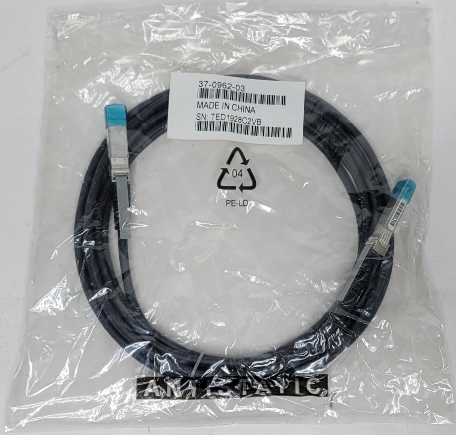BRAND NEW CISCO 5 Meter SFP-H10GB-CU5M Twinax SFP+ 10GB Cable 37-0962-03