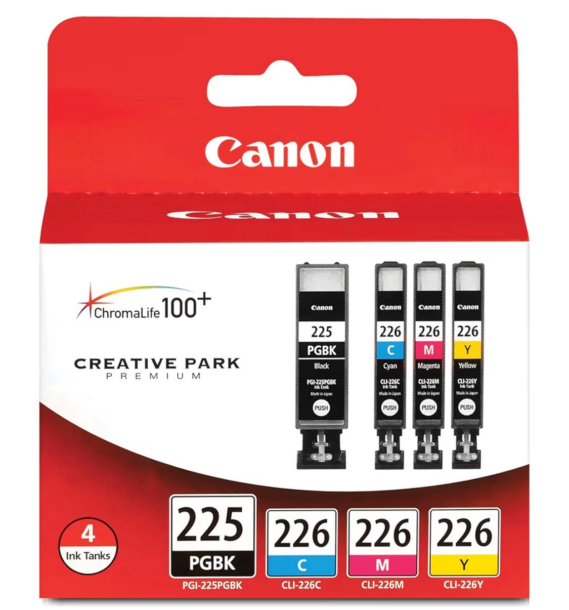 Canon PGI-225PGBK CLI-226 Ink Cartridge Multipack Black Cyan Magenta Yellow