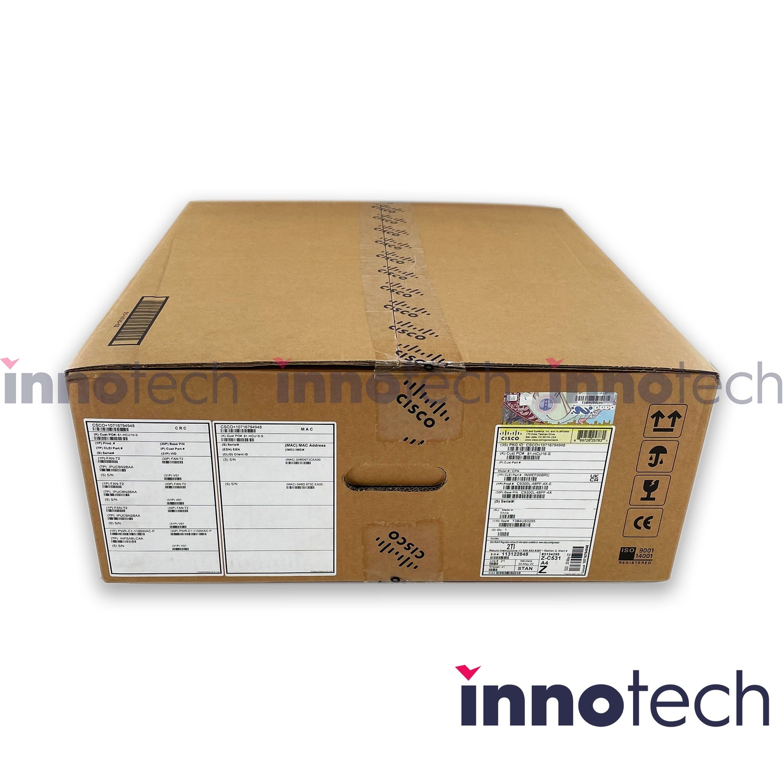 Cisco C9300L-48PF-4X-E Switch  New Sealed