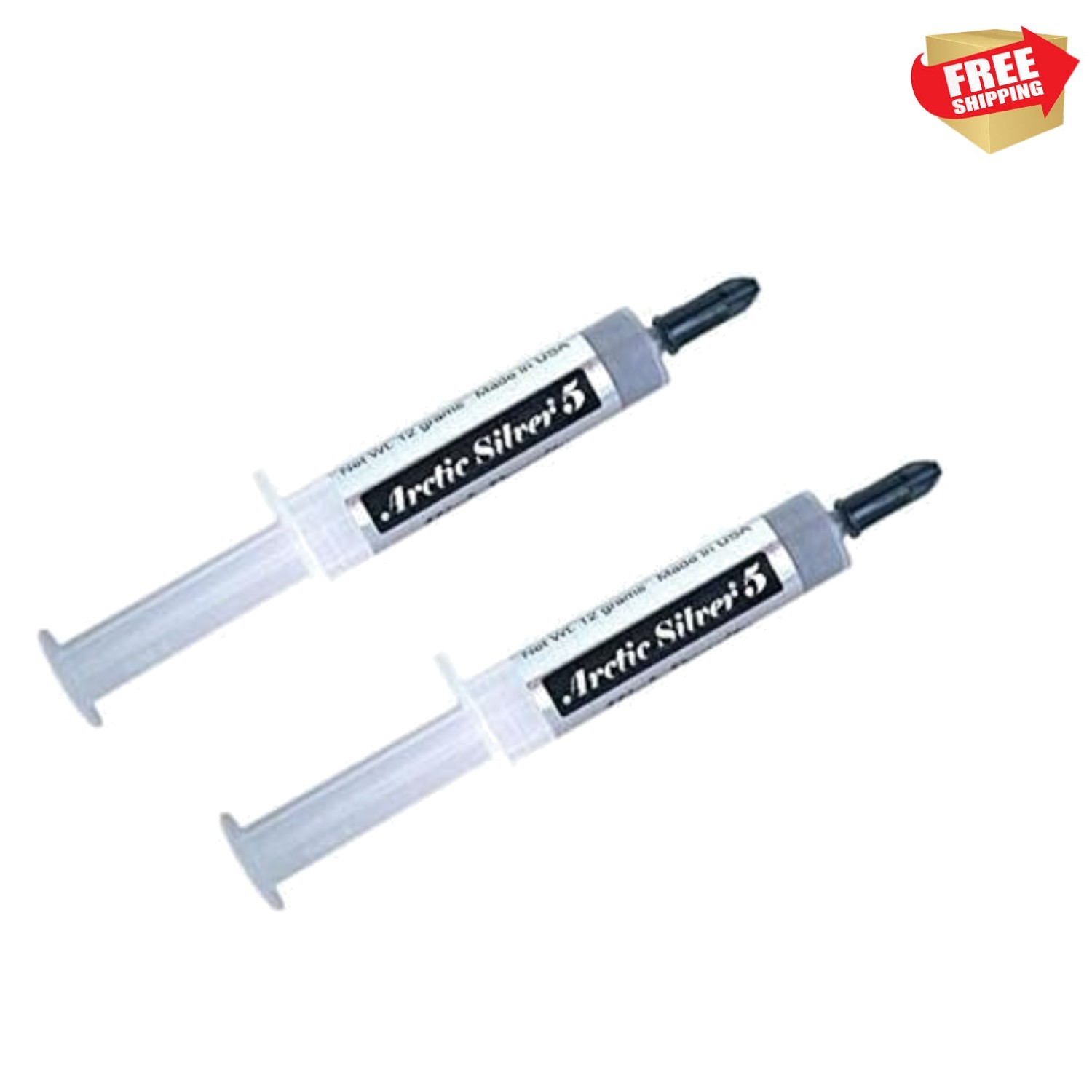Exceptional 5 Thermal Paste - 12g Tubes (2 Pack) for Optimal Cooling Efficiency