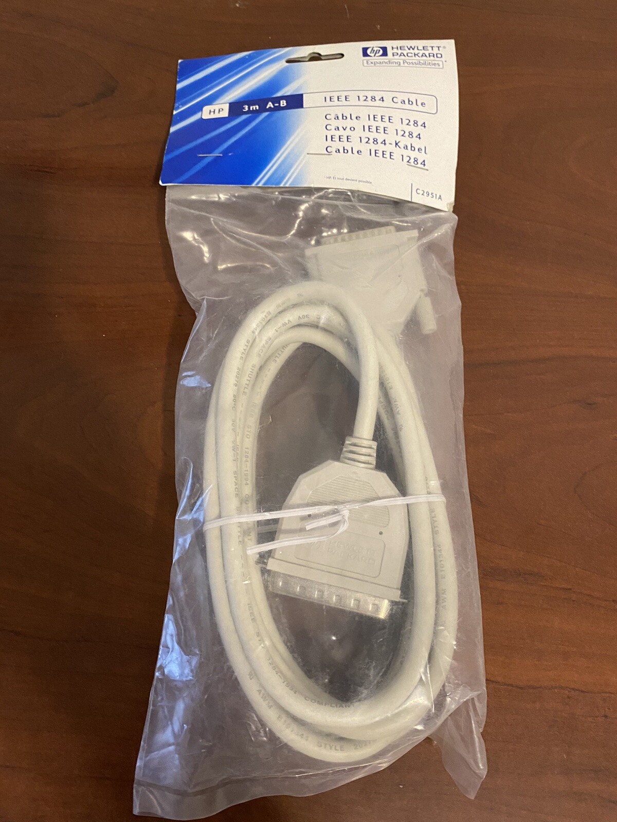 NEW HP IEEE 1284 Cable 3m A-B Centronics 36 DB 25 Model C2950A NIP NOS