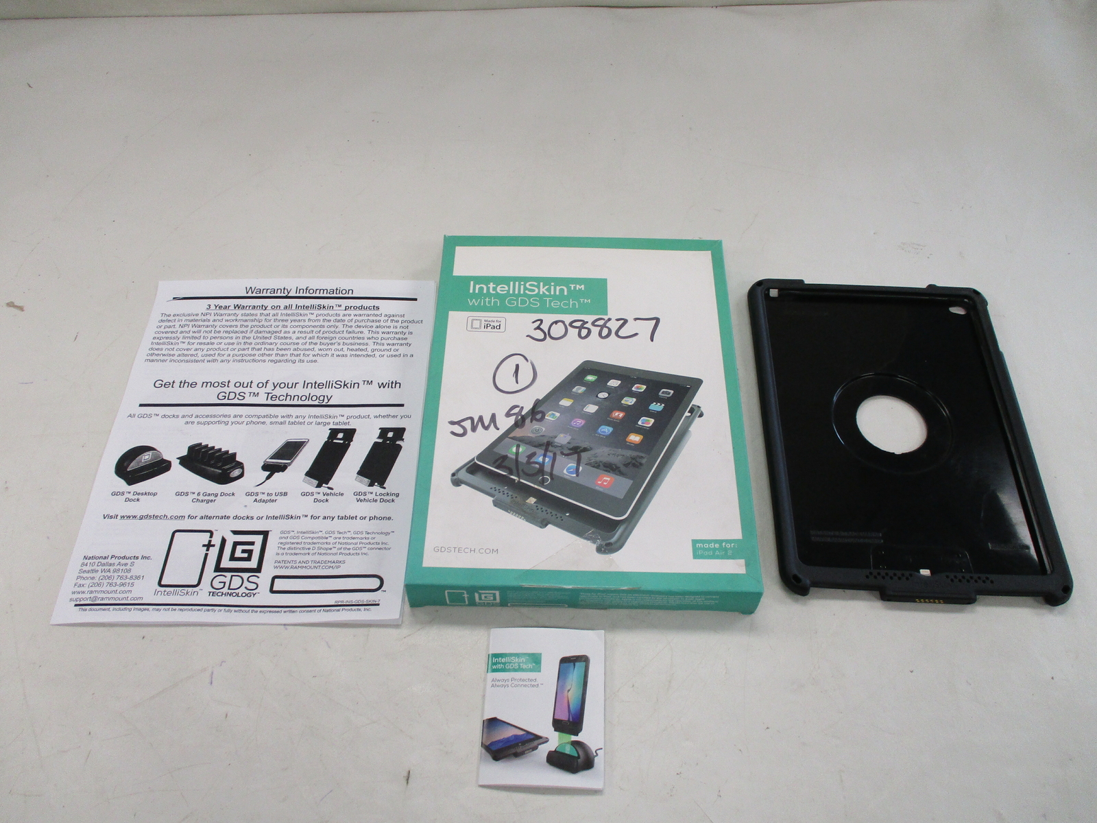 RAM MOUNTS INTELLISKIN APPLE iPAD AIR 2 PROTECTION SLEEVE BLACK RAM-GDS-SKIN-AP8