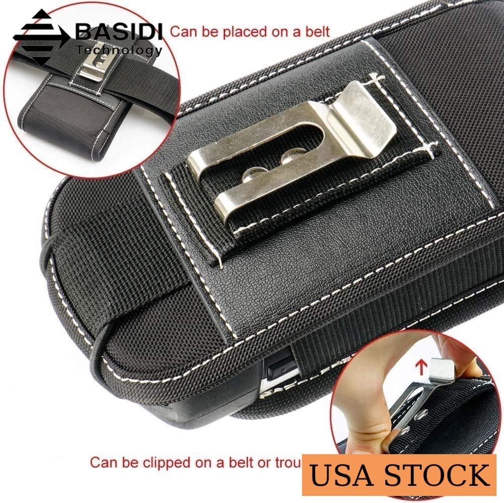 Nylon Scanner Case Holster w/ Belt Clip for Zebra TC75 TC70 TC72 TC77 TC53 tc58