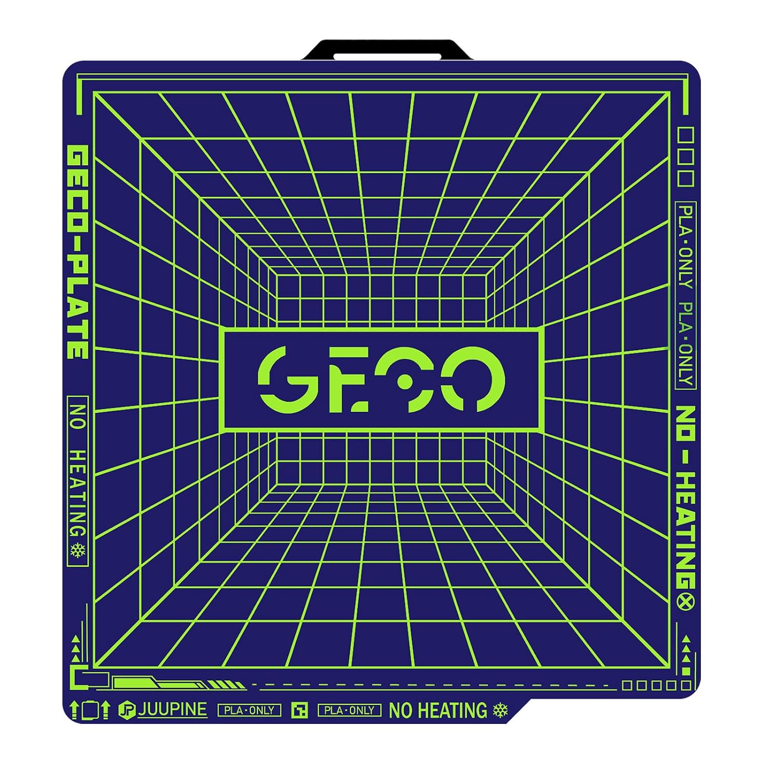 JUUPINE 2025 New Upgraded GECO Plate for Bambu Lab X2D/P2S/P1P/P1S/X1C/X1/X1E/A1
