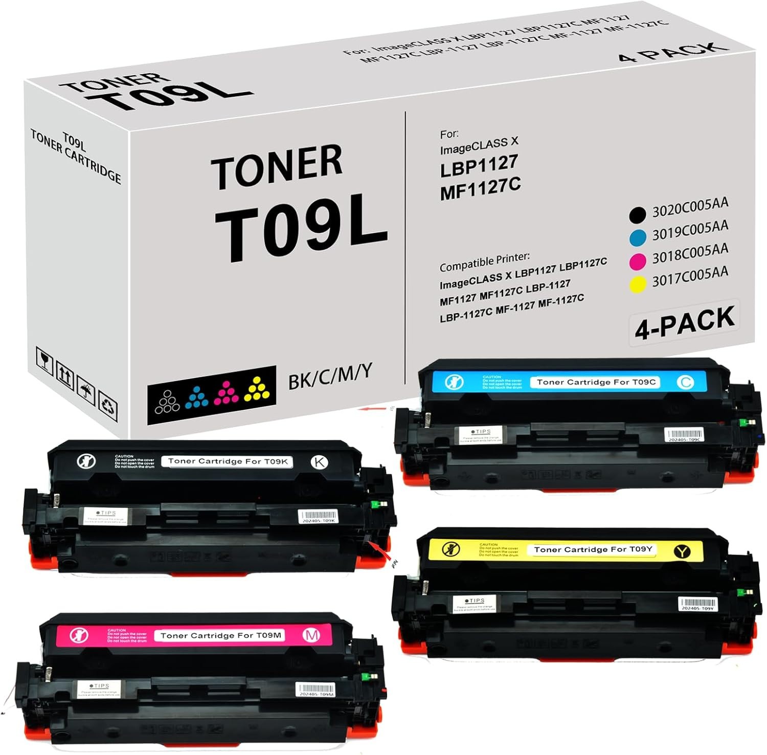 High Yield T09L T09 Toner Cartridge For Canon ImageCLASS  LBP1127 Printers 3042