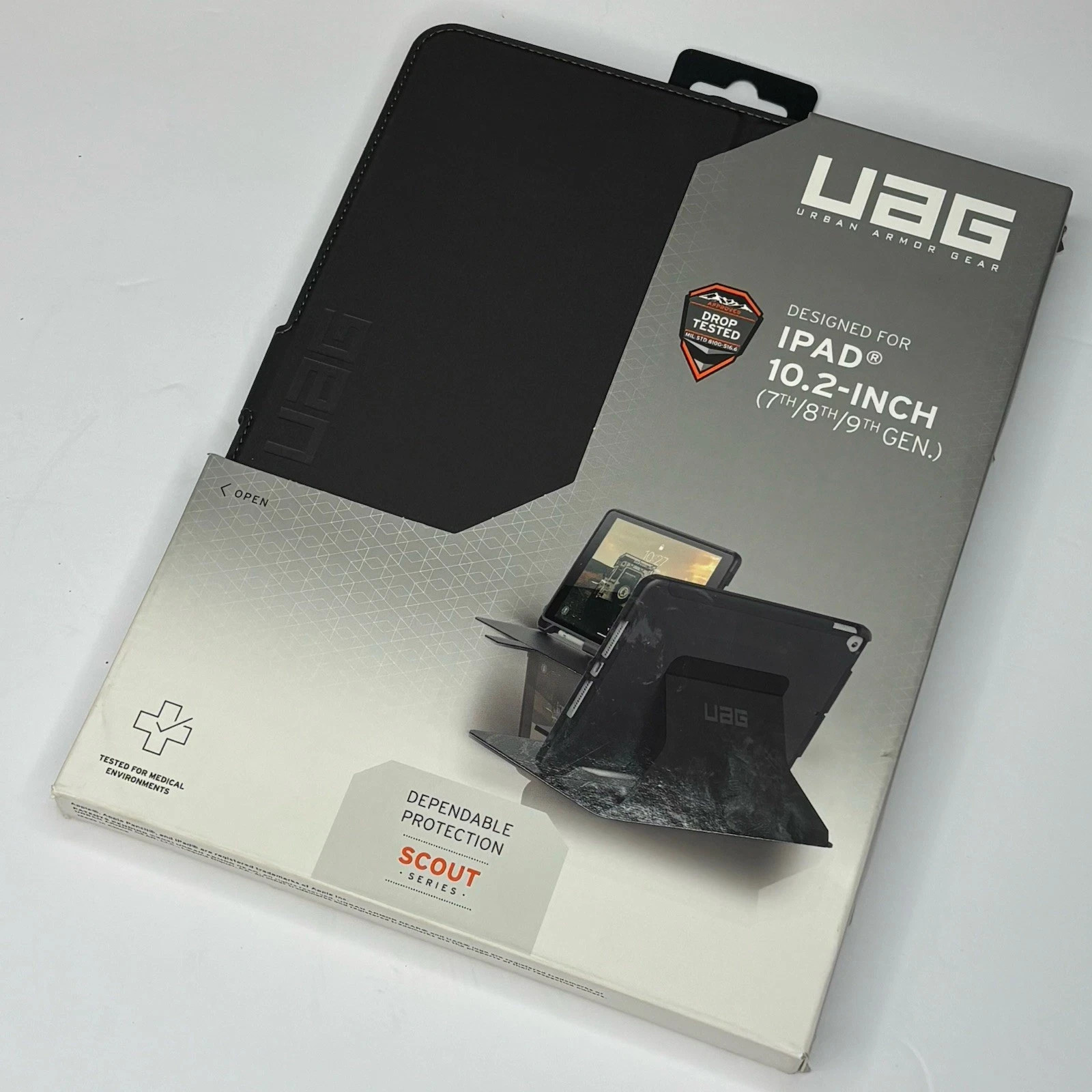 UAG - Scout Folio Cover Case for Apple iPad 10.2" 7th 8th 9th Gen - Black