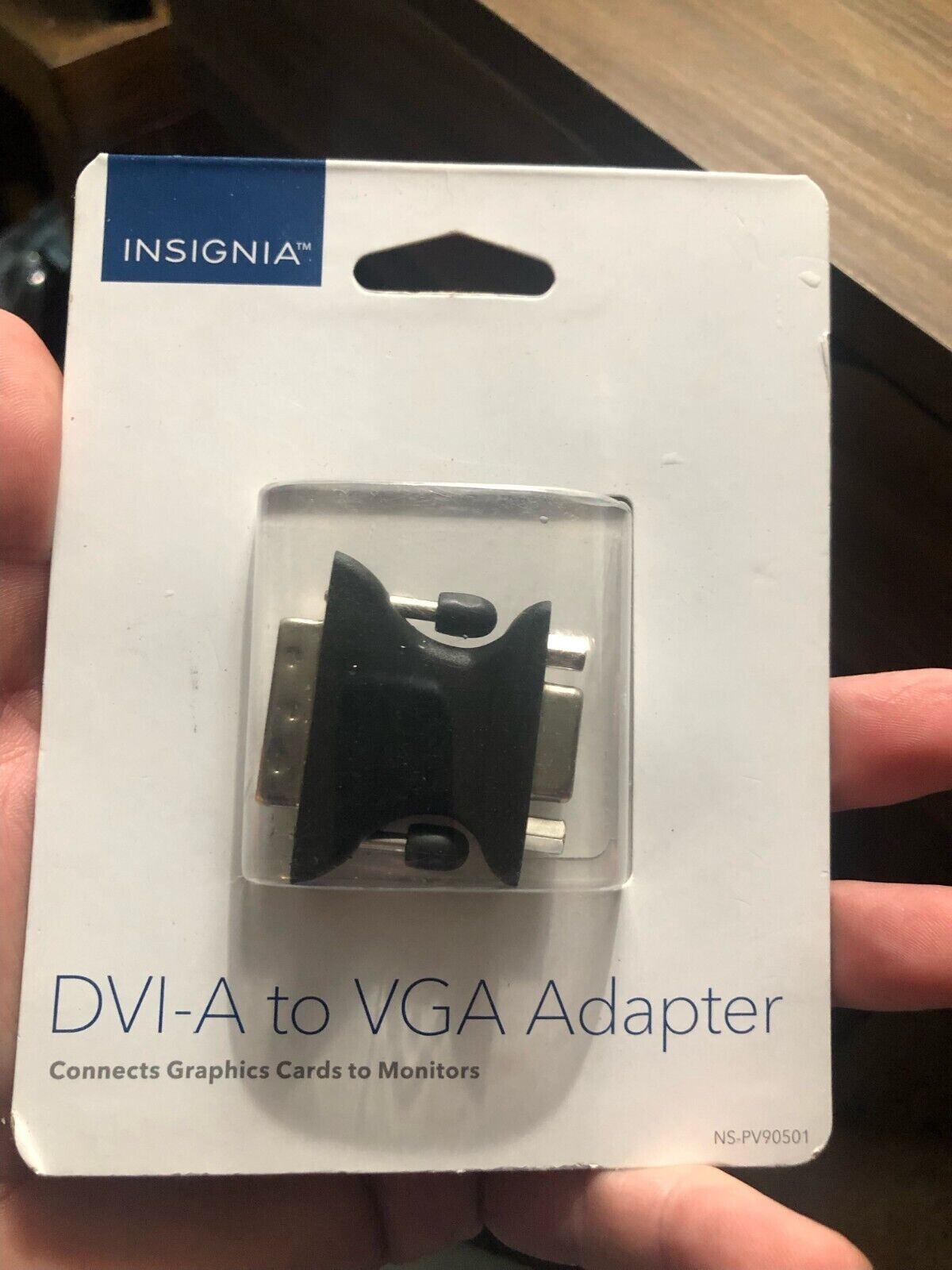 New & Sealed Insignia DVI-A to VGA Adapter Graphics Card to Monitor NS-PV90501