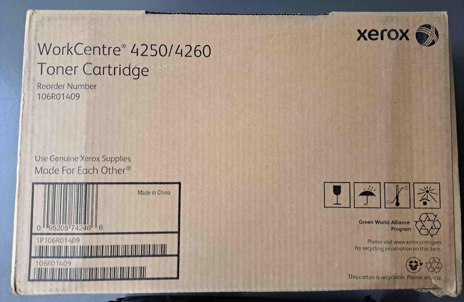 Xerox WorkCentre 4250/4260 Toner Cartridge New Open Box