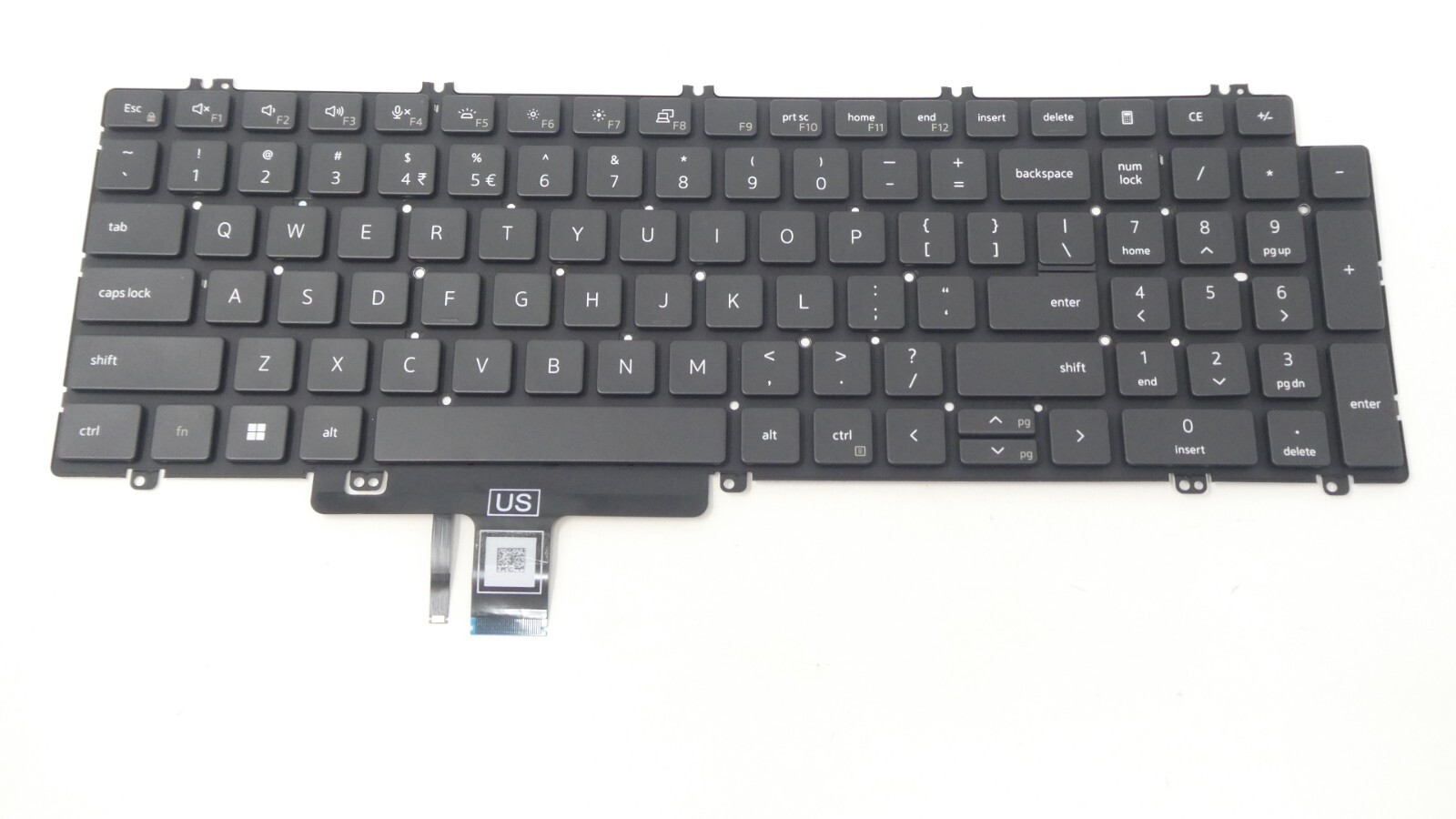 Keyboard Backlit US Layout For Dell Latitude 5520 5521 5530 Precision 3560 3561