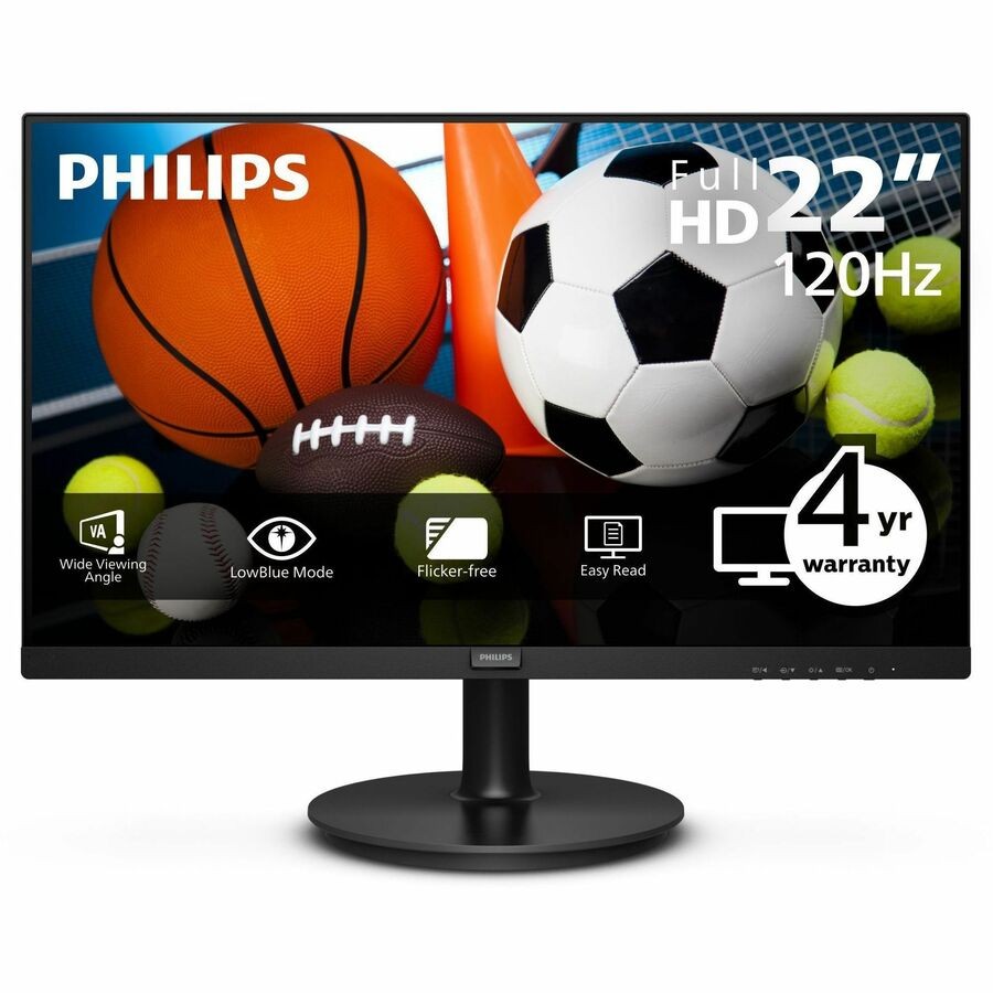 Philips V-line 221V8LB3S Class FHD LED Monitor 21.5" 1920x1080 1ms 120Hz