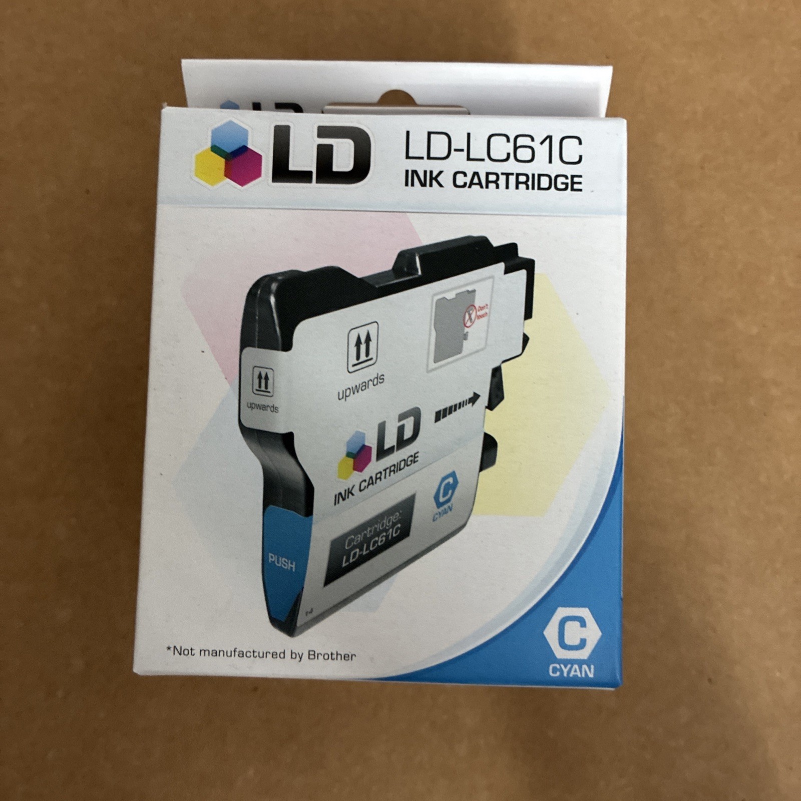 4 LD-LC61C Ink Cartridge Cyan for Brother DCP Series and MFC Printers NEW