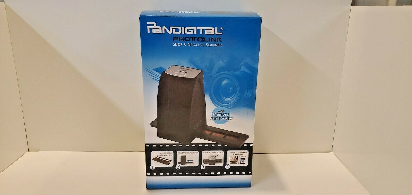 New Pandigital Photolink Panscn03 Slide & Negative Scanner 5.1MP 2.0 USB