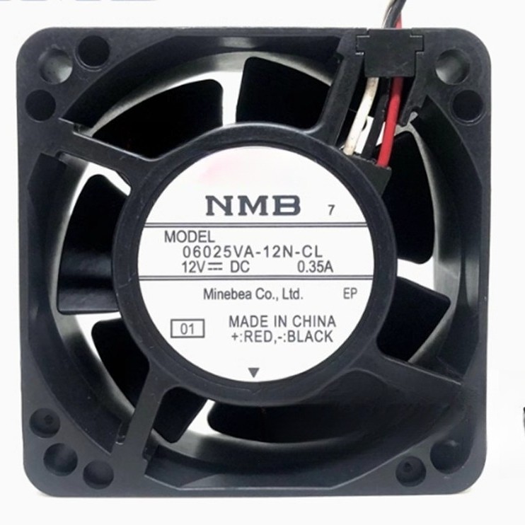 06025VA-12N-CL 1PCS NMB 6CM Waterproof Fan for Photovoltaic Inverters 12V 0.35A