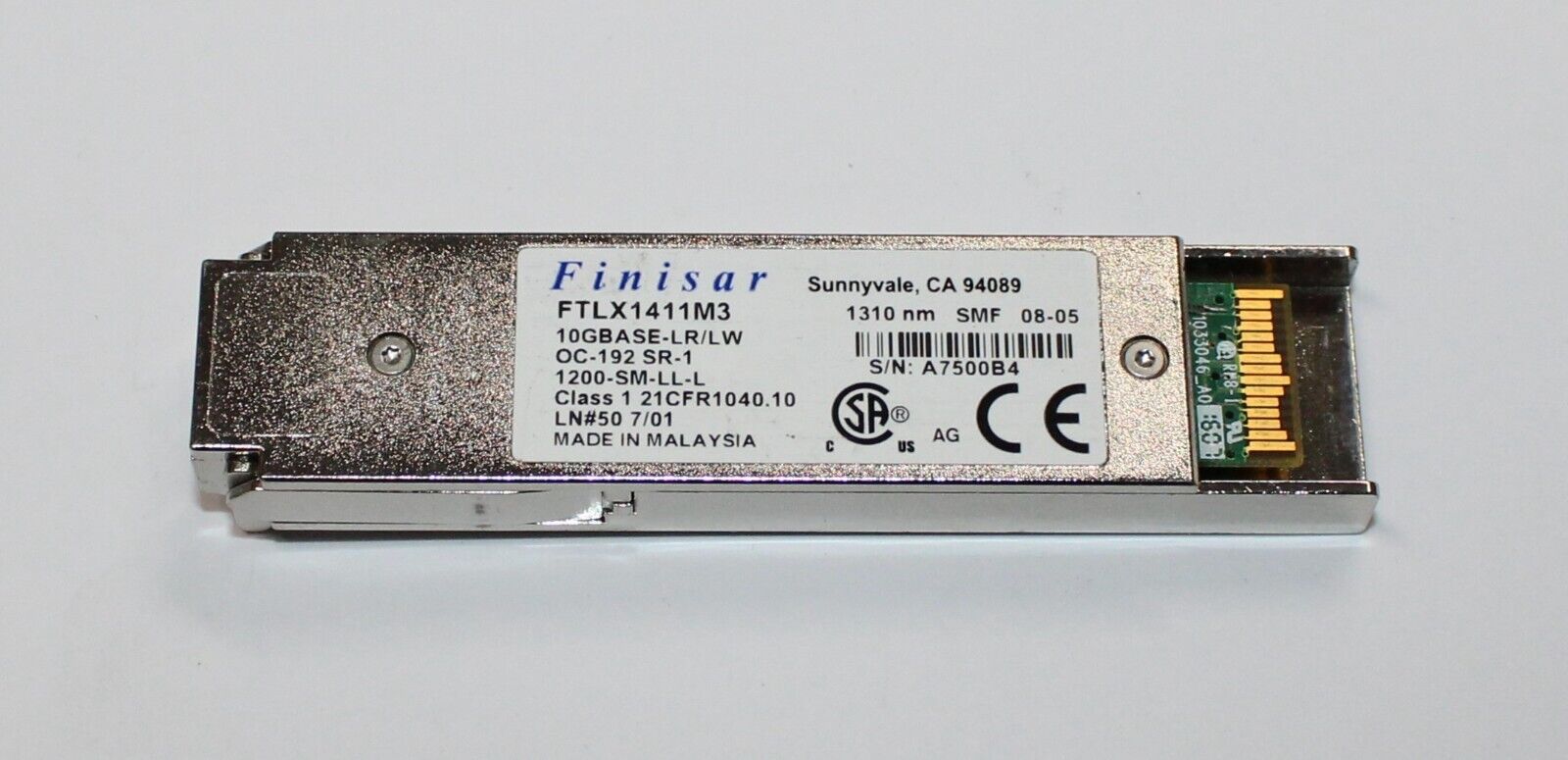 FINISAR | FTLX1411M3 | 10GBASE-LR/LW 1310nm SMF Transceiver Module