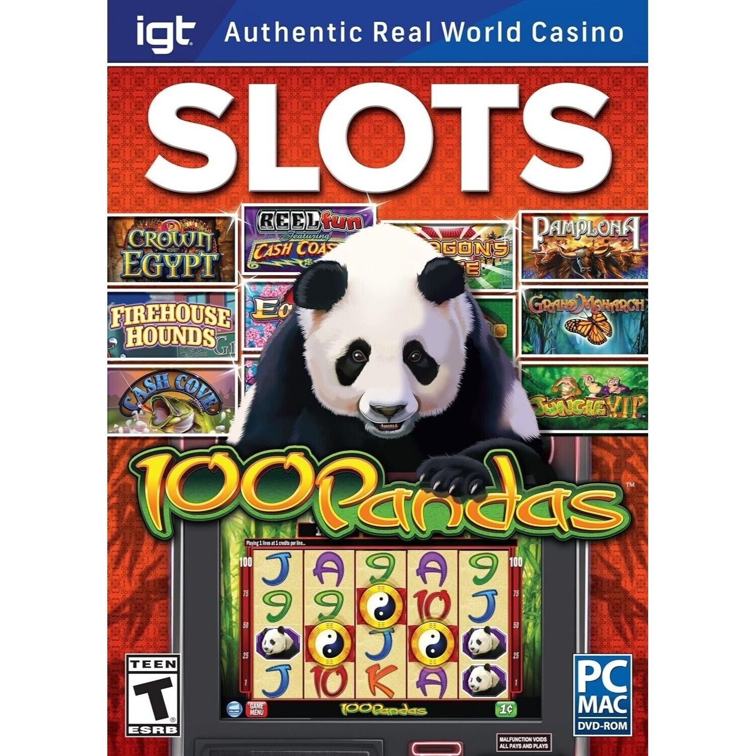 Encore IGT Slots 100 Pandas-New