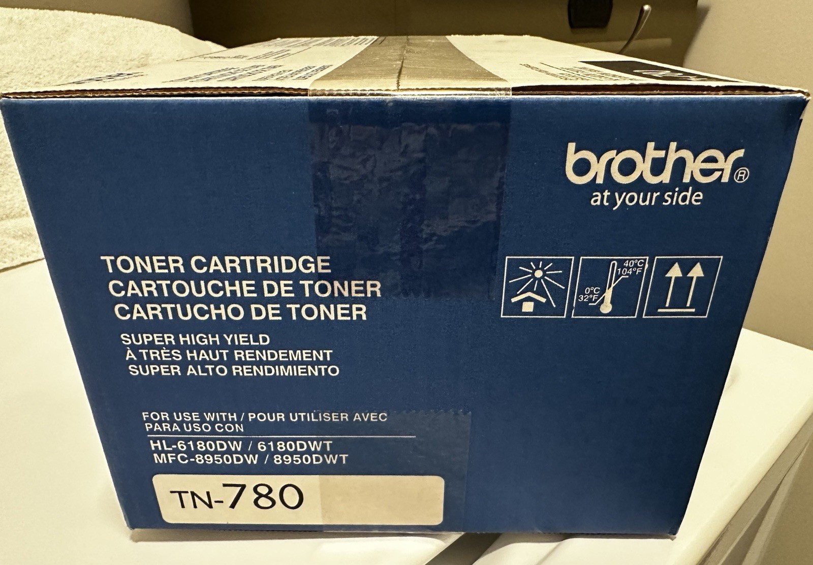 Brother TN-780 Black High Yield Toner Cartridge New In Sealed Box