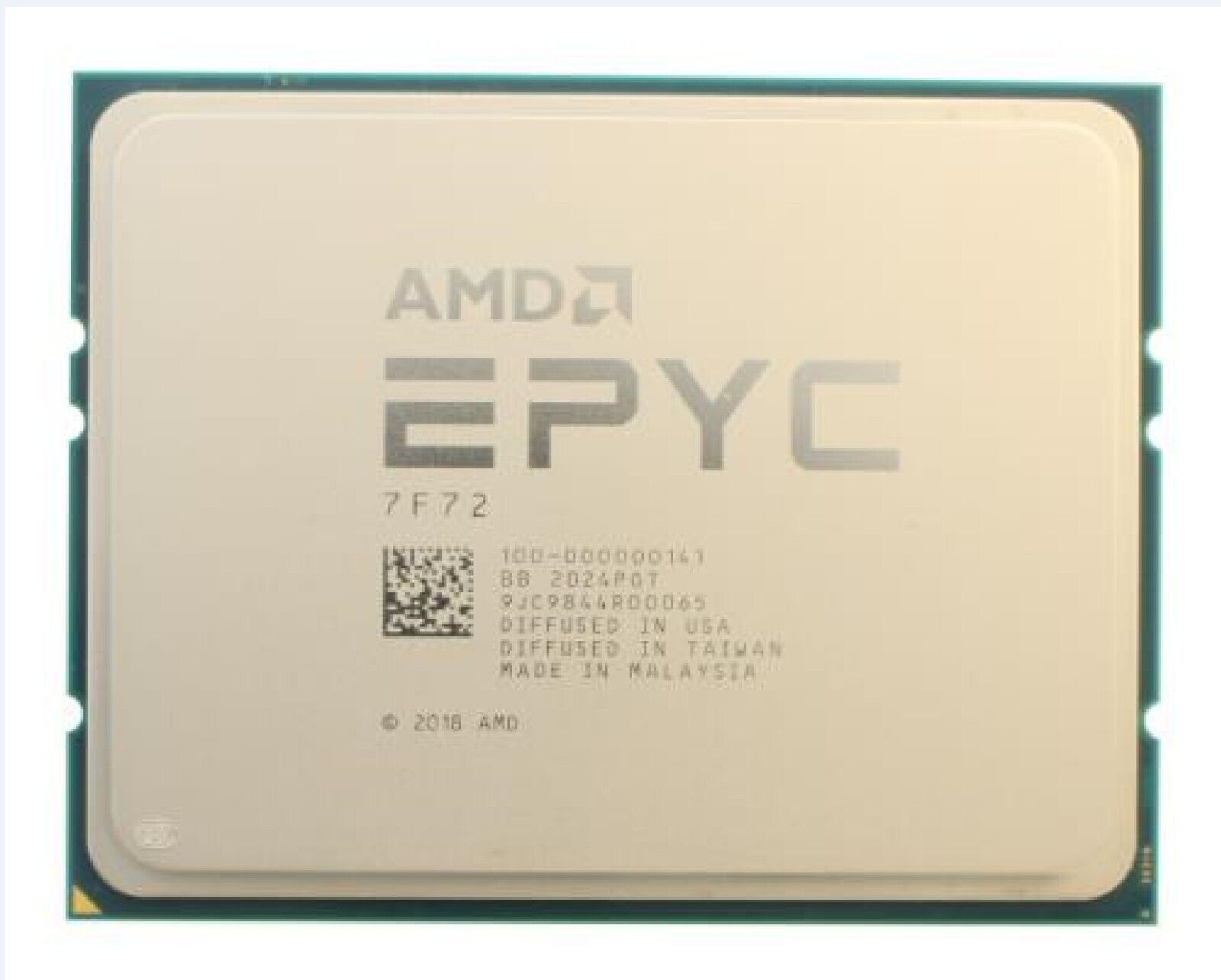 AMD EPYC 7F72 Unlock 24C 3.2GHz 3.7GHz 192MB Socket SP3 240W