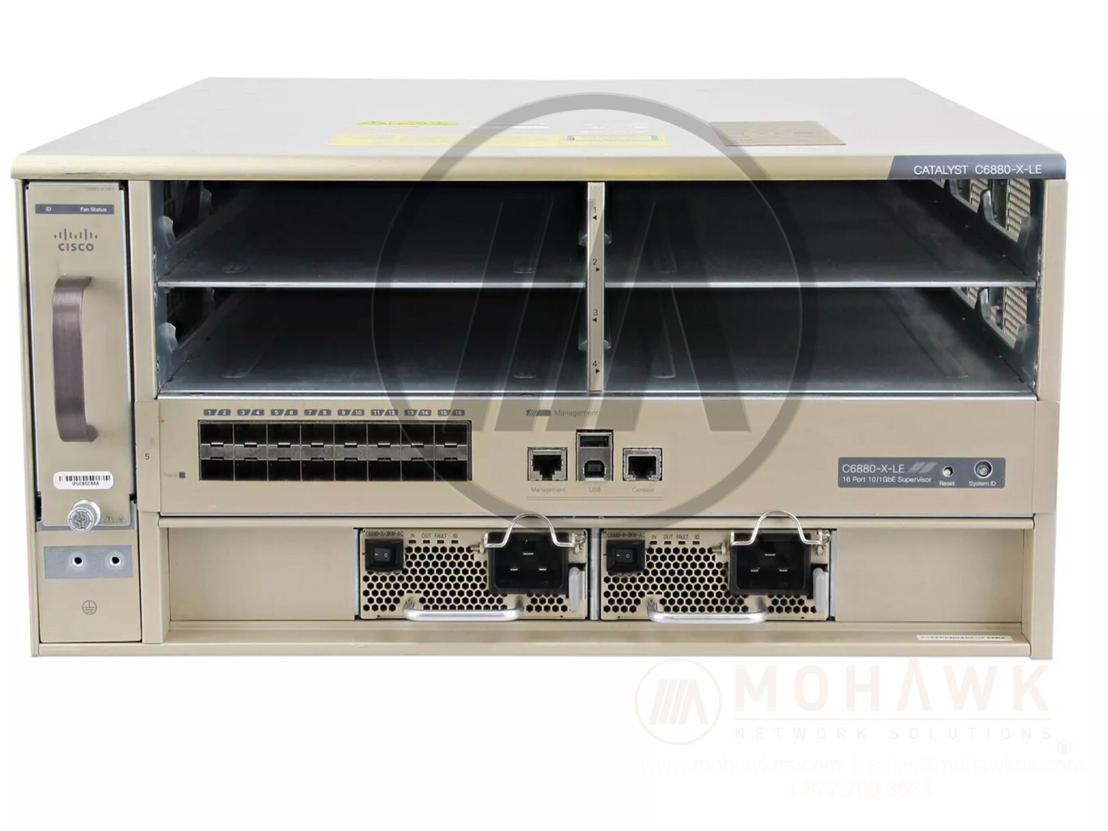 Cisco C6880-X-LE Catalyst 6880-X-Chassis 2x AC Power 1x Fan