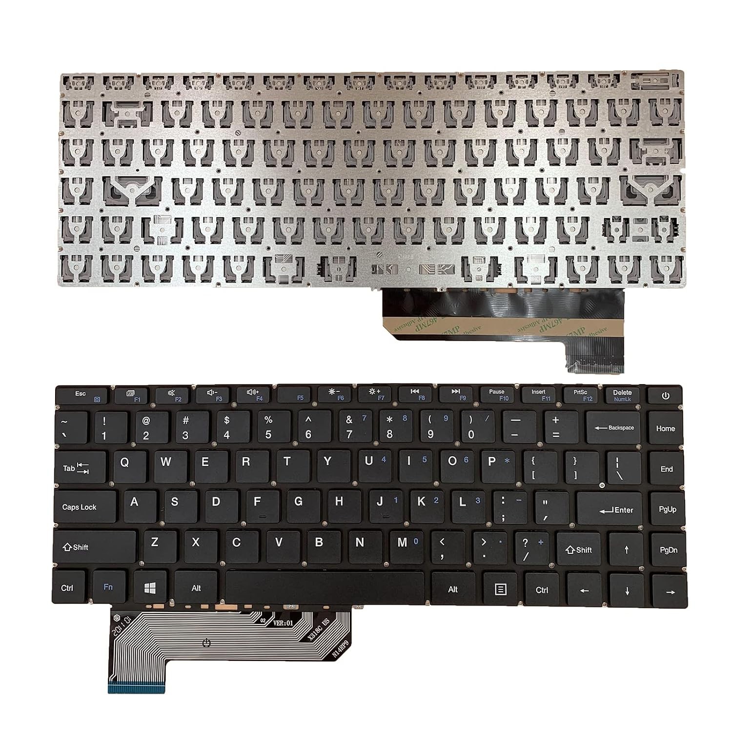 Gateway 14.1 Laptop Keyboard Replacement US Layout Ultra Slim Notebook GWTN1