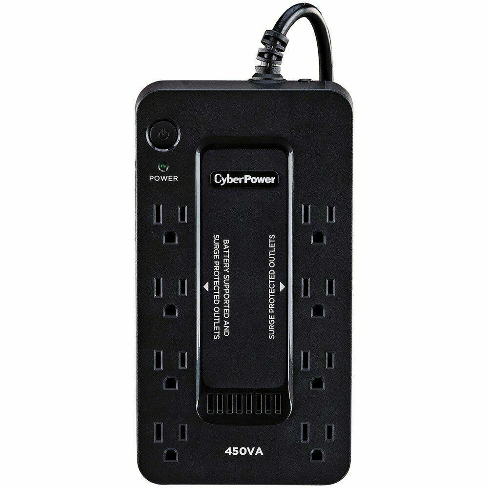 CyberPower SE450G1 8-Outlet 450VA PC Battery Back-Up System and Surge Protector