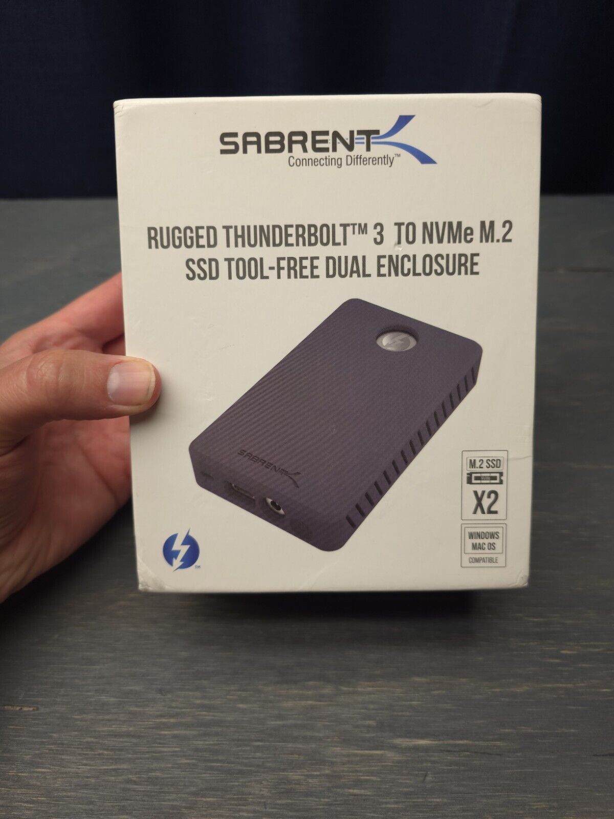 SABRENT Thunderbolt 3 to Dual NVMe M.2 SSD Brand New In Box 