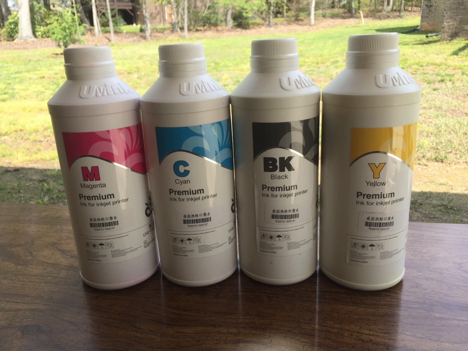 4 x 1000ml Sublimation Ink  Compatiable For All Epson Inkjet Printer Refill CISS