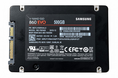 Samsung 860 EVO 500GB 2.5" SATA III SSD MZ-76E500 MZ7LH500HALU