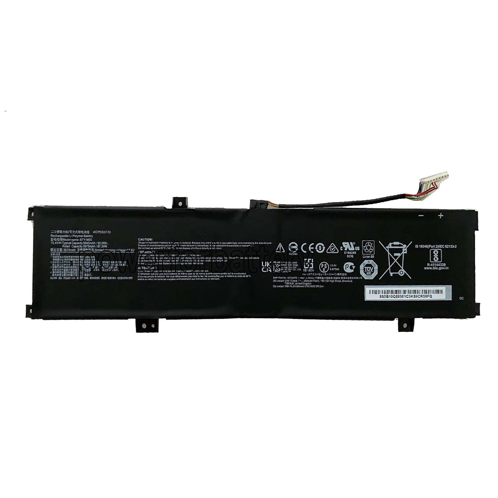 For MSI Alpha 15 B5Ex / 15 A3DDK 15 A4DEK 15 B5EEK - BTY-M55 925QA055H Battery