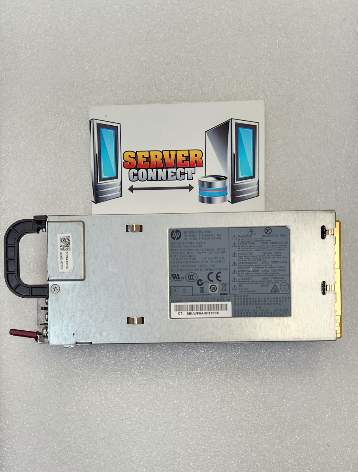 639173-001 -- HP 750W HOT PLUG CS 48V DC PSU