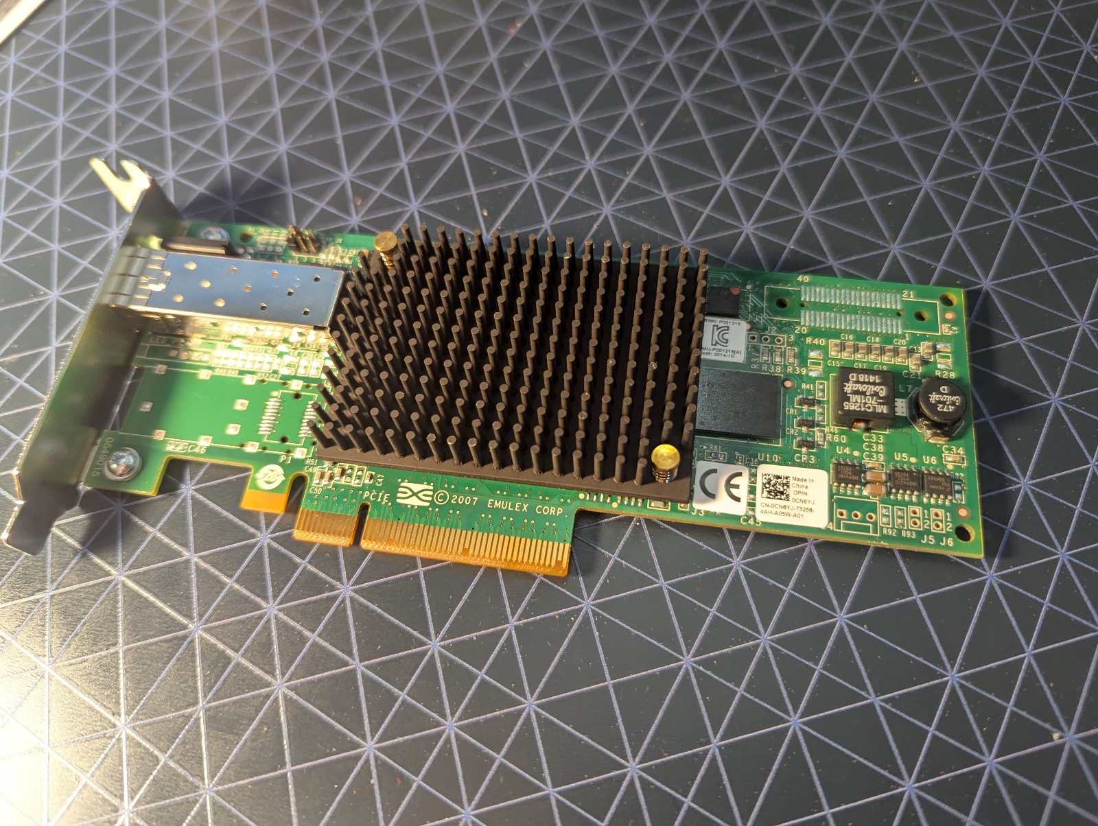Dell CN6YJ Emulex LPE12000-E 8GBPS PCI-E Single Port Fibre Channel Card