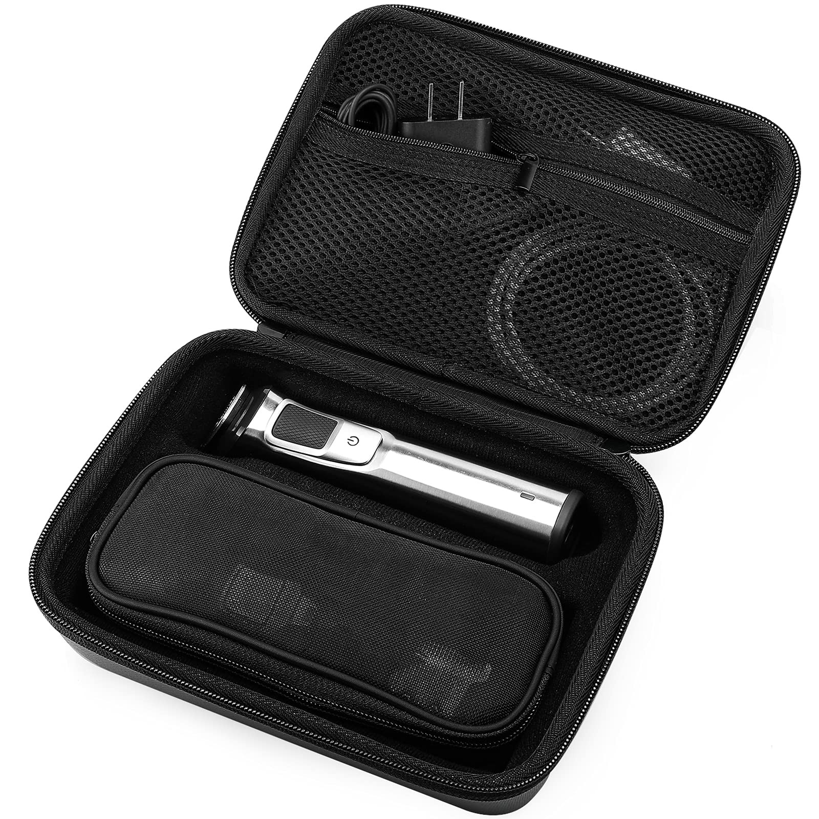 ProCase Hard Carrying Case Compatible for Norelco Standard, Dark Black 