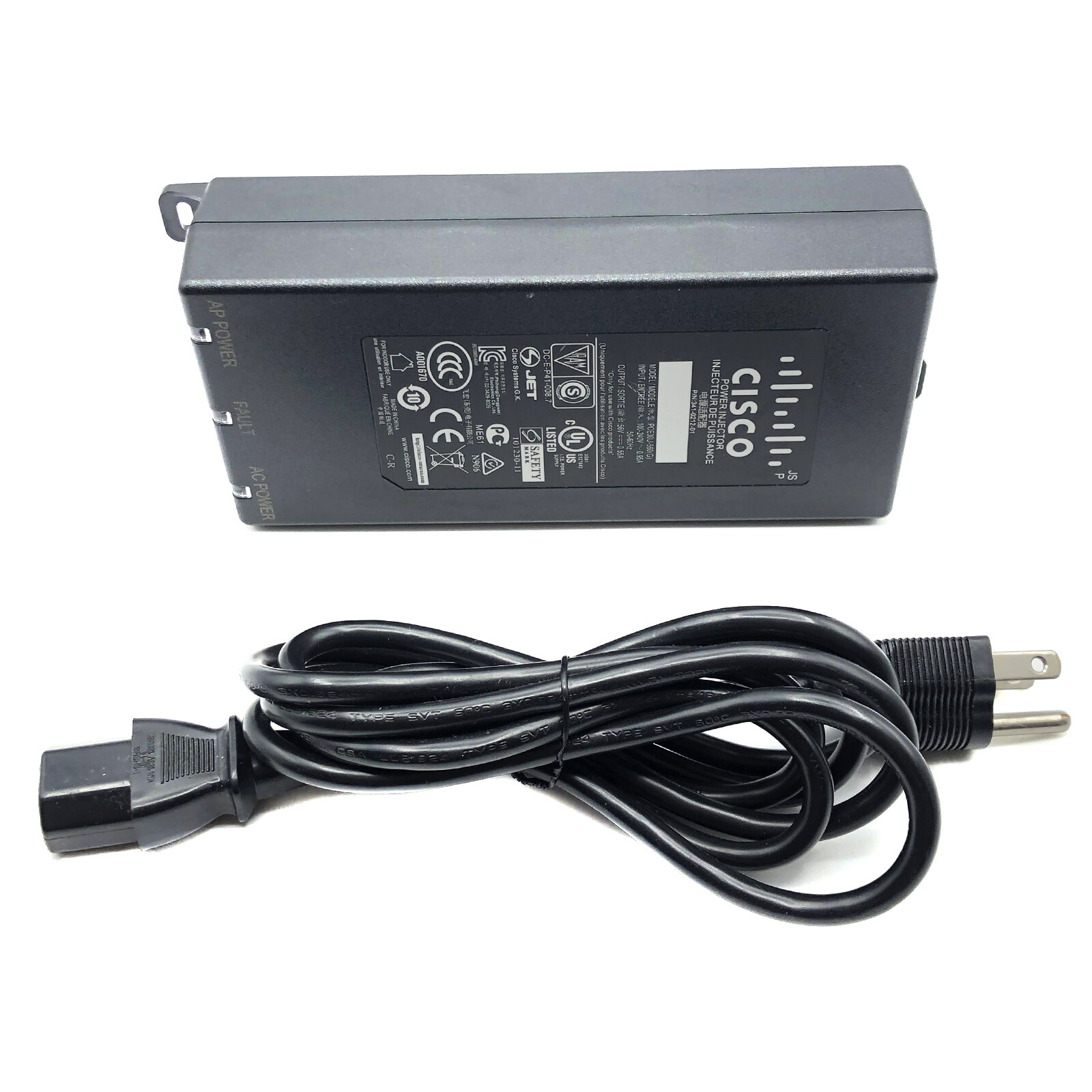 Genuine Cisco PoE Power Injector for Cisco Wireless Access Point