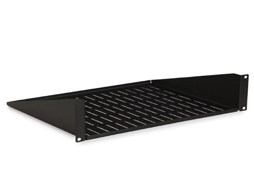 2U 14inch Vented Component Rack Shelf 50lb Capacity Cantilever Server Cabinet