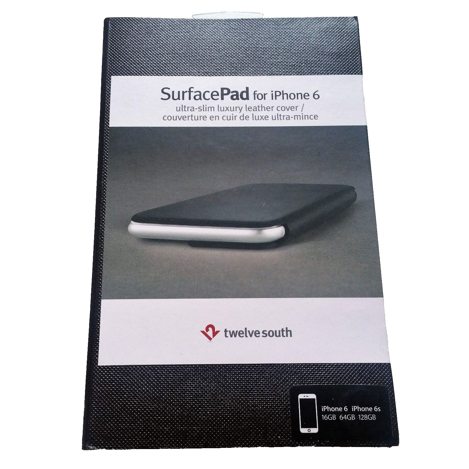 Twelve South SurfacePad Leather Folio Cover w' Stand iPhone 6 6s