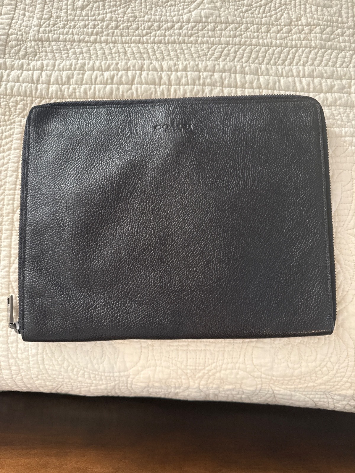 Genuine Leather Coach Ipad Case
