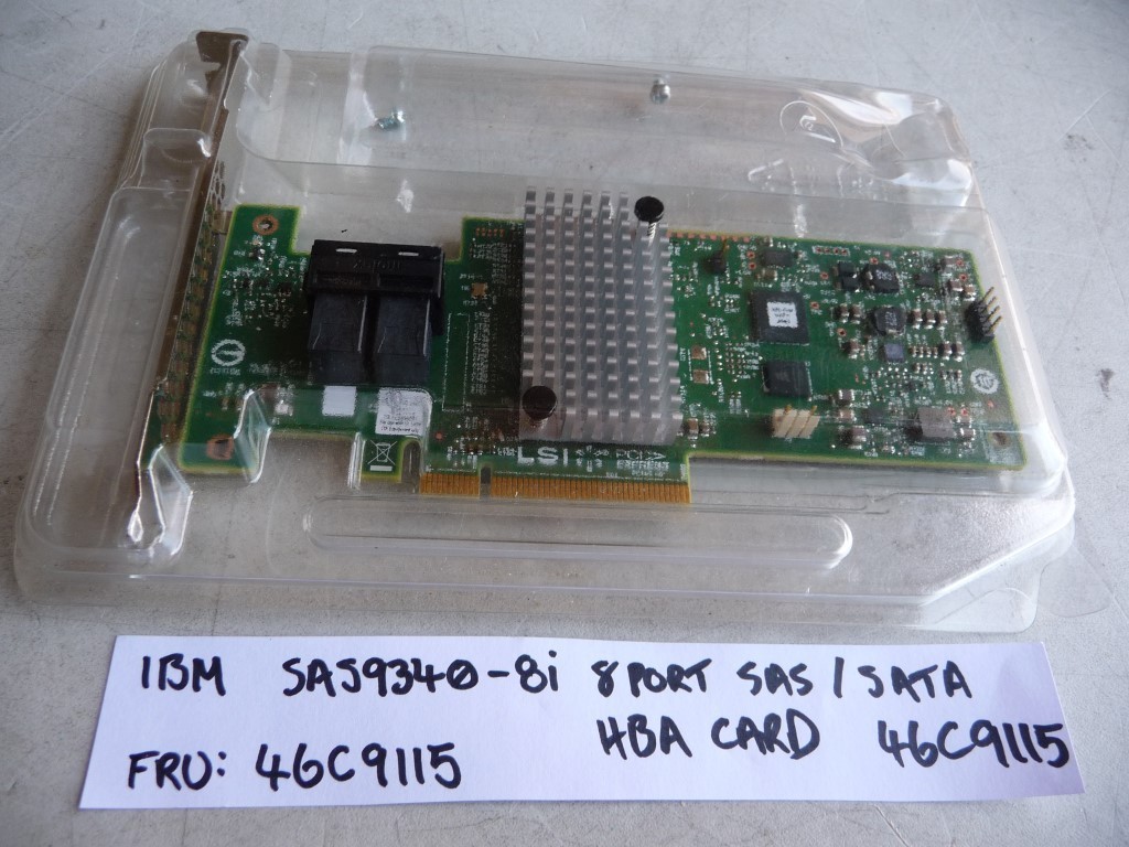 AU SELLER NEW LSI  9340-8i  IBM 46C9115 M1215 12GB RAID0.1.10.8 PORTS - TESTED