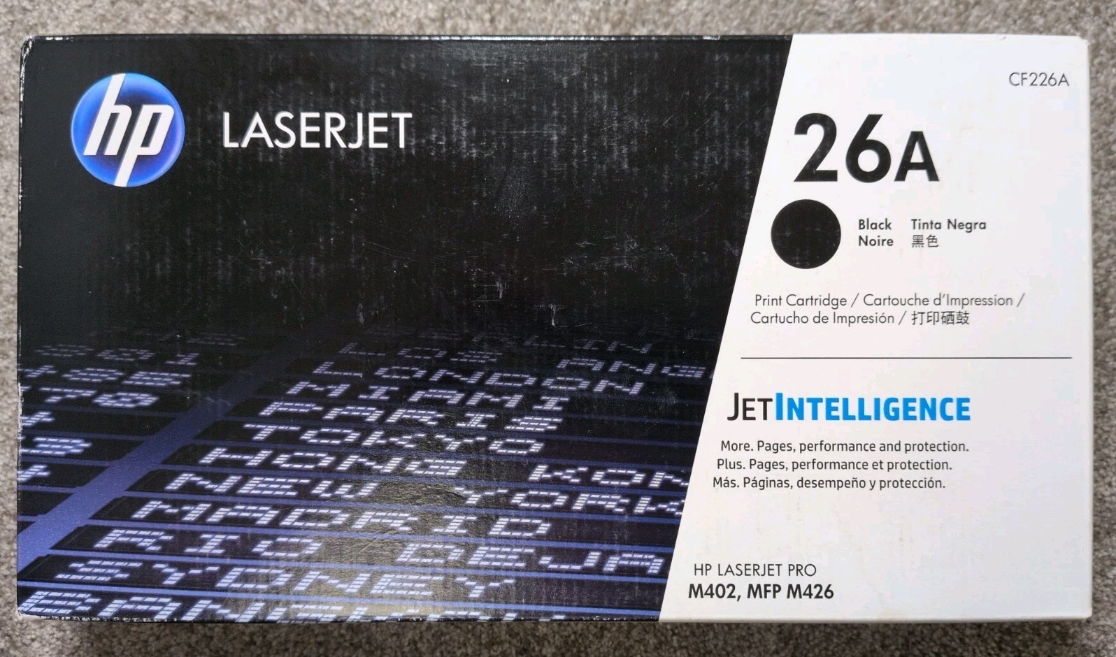 NEW Genuine HP 26A CF226A Black LaserJet Pro Toner Print Cartridge - Sealed OEM
