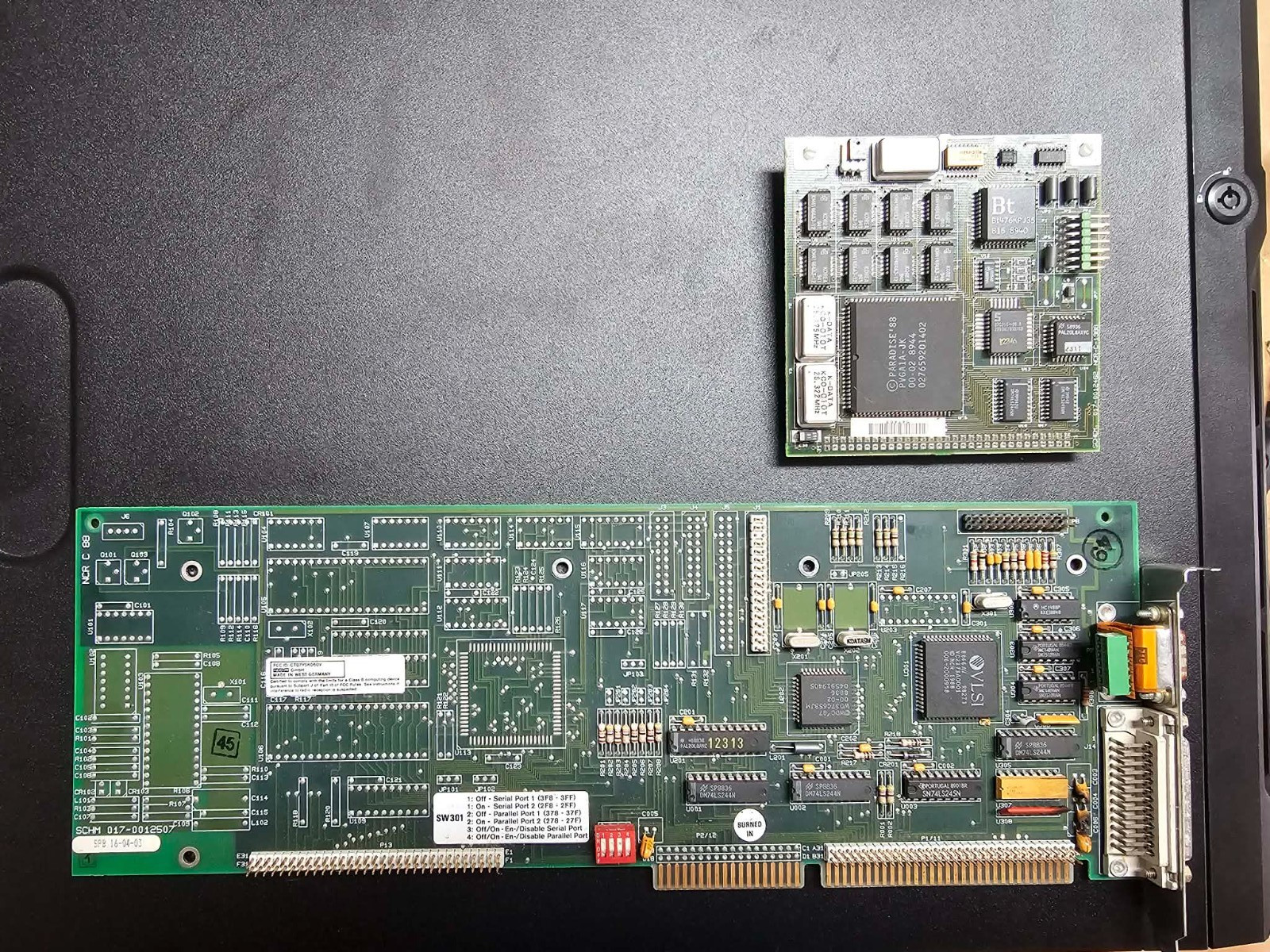 RARE Vintage NCR Paradise PVGA1A ISA VGA Modular Video Card 256KB RAM -Tech Spec