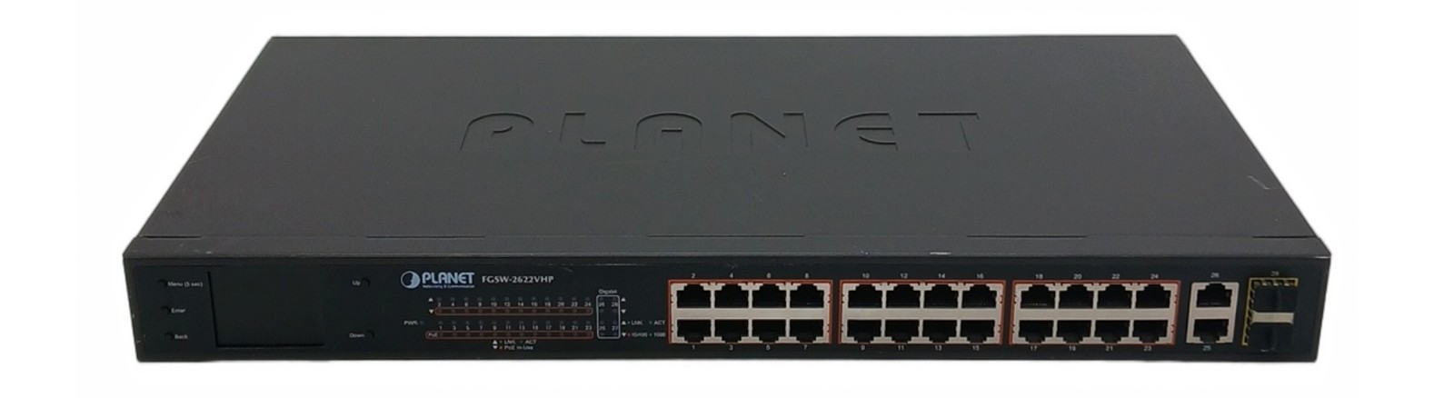 Planet FGSW-2622VHP 24-Port 802.3at PoE+ Gigabit Ethernet Switch