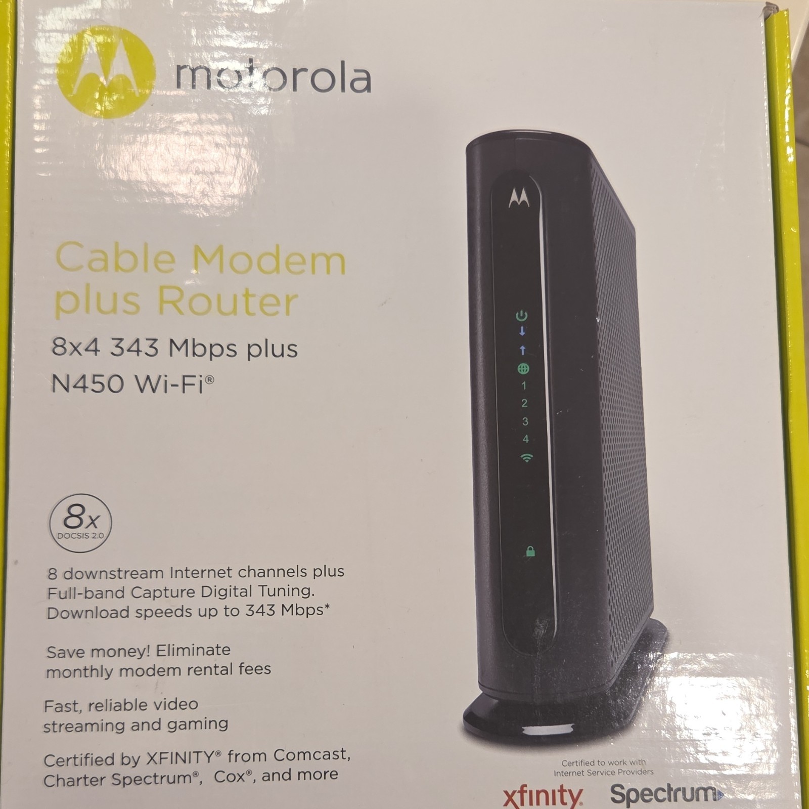 Motorola MG7315-10 343Mbps Modem