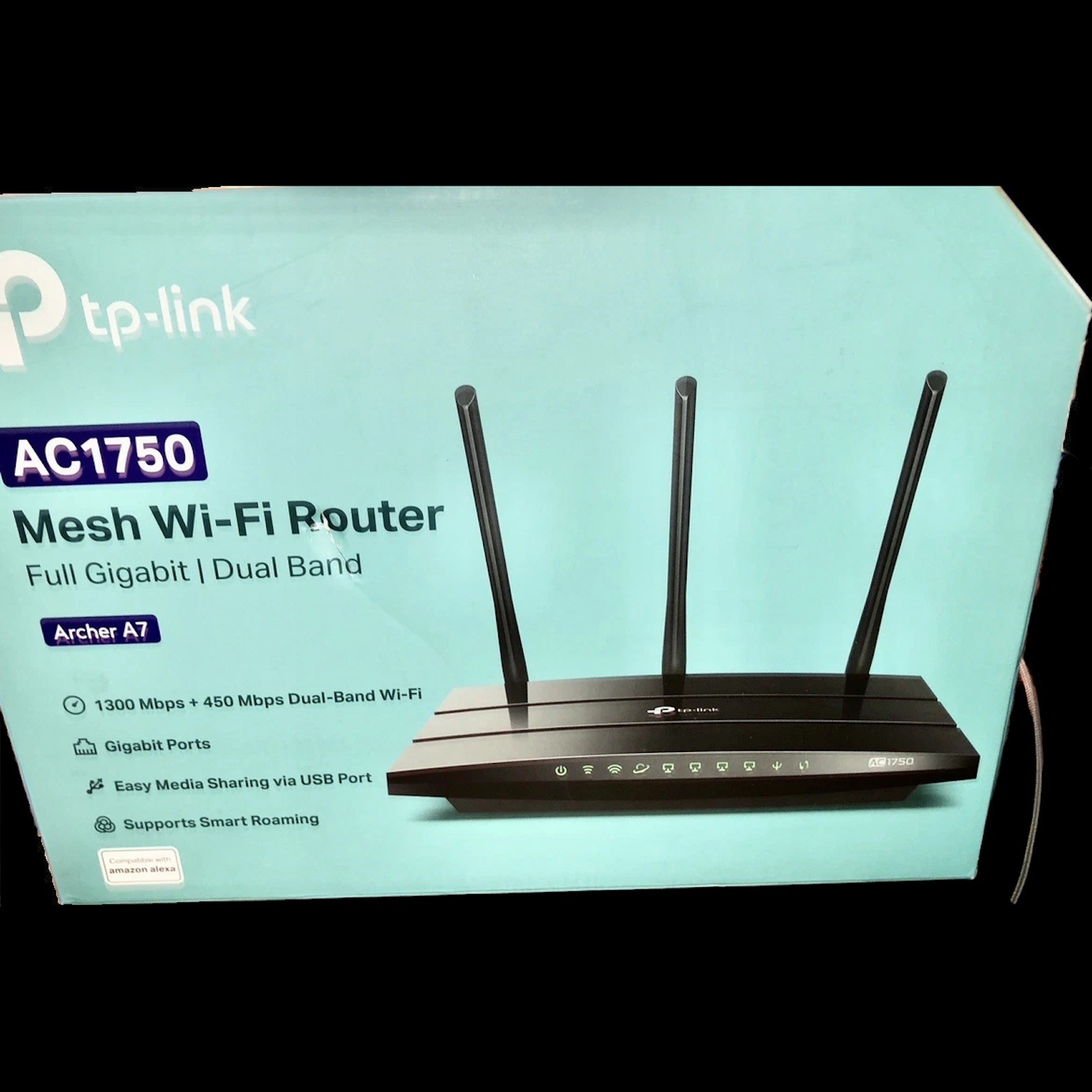 TP-Link Archer C7 AC1750 Wireless Dual Band Gigabit Router.  