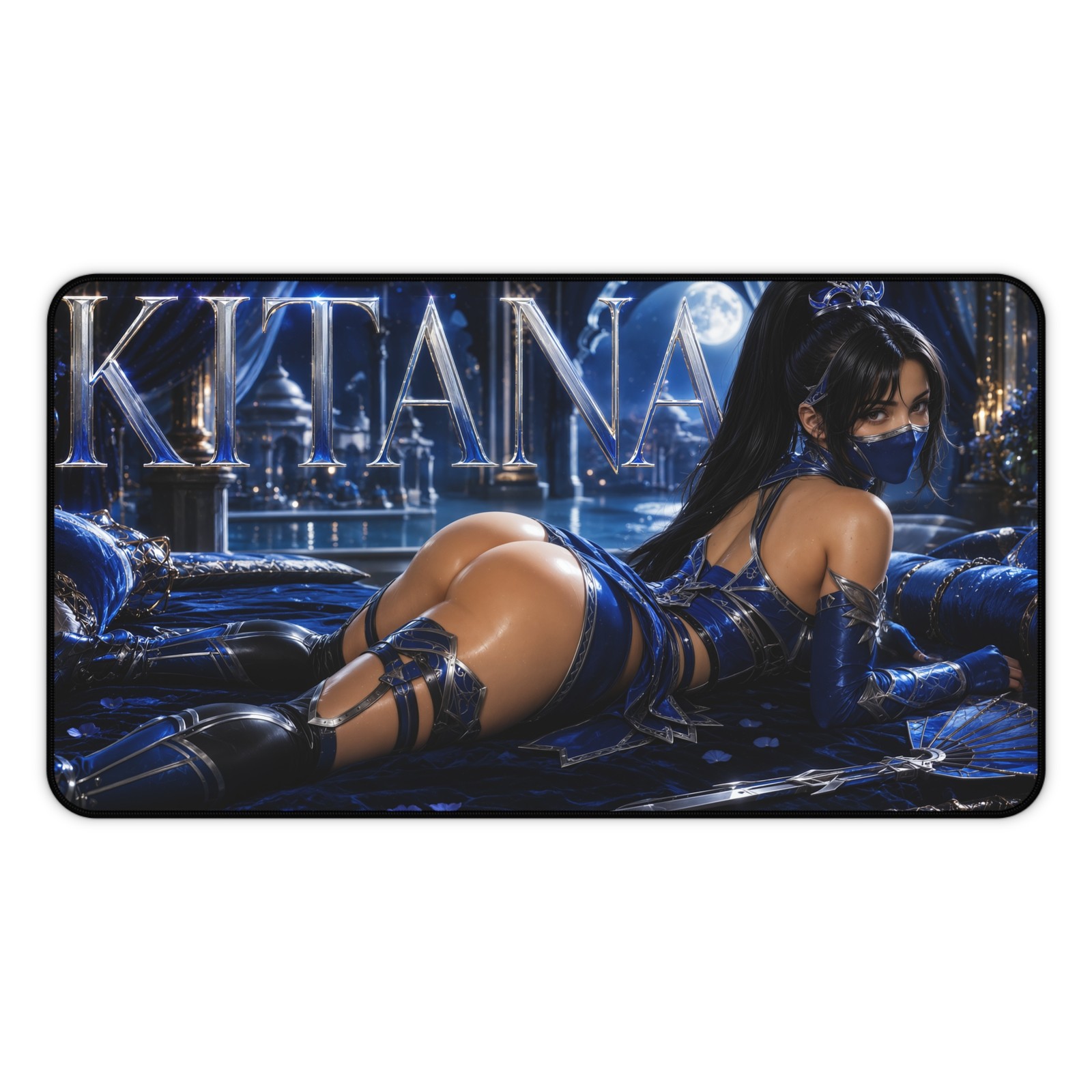 Kitana Mouse Pad, Mortal Kombat XXL Gaming Desk Mat, Princess Fighter Pad