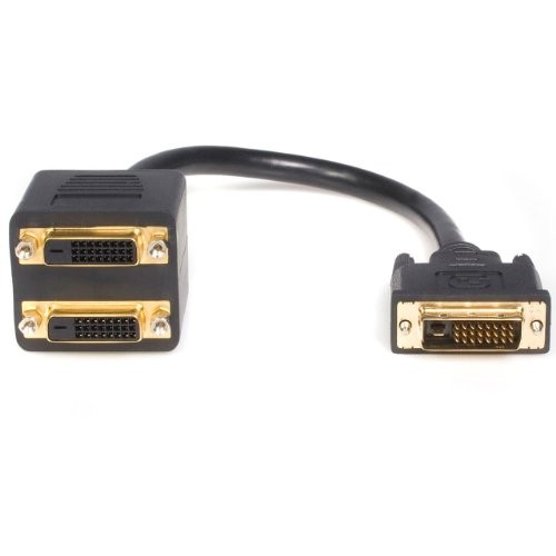 StarTech 1 ft DVI-D to 2x DVI-D Digital Video Splitter Cable - M/F (DVISPL1DD)