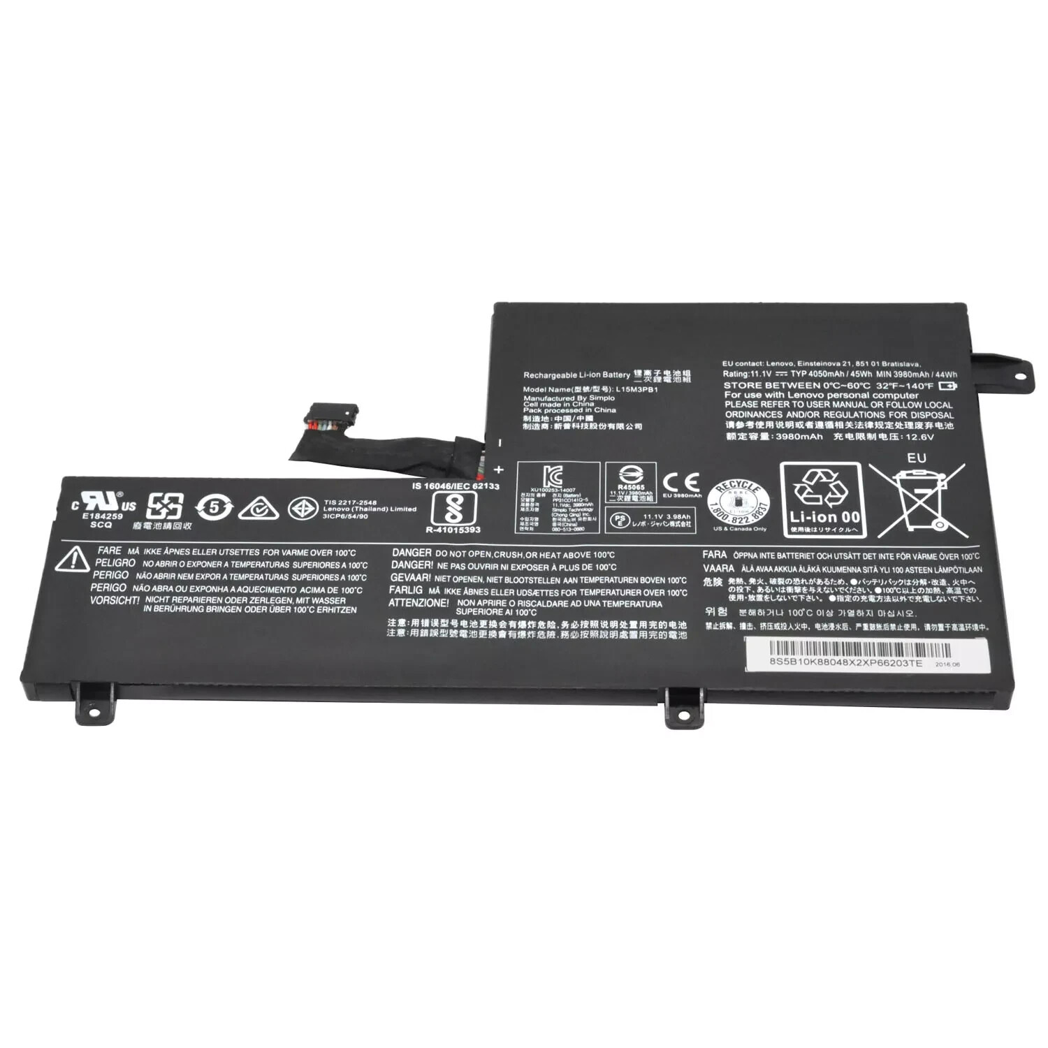 Genuine L15M3PB1 Battery for Lenovo Chromebook S330 C330 N22 N22-10 N22-20 N23