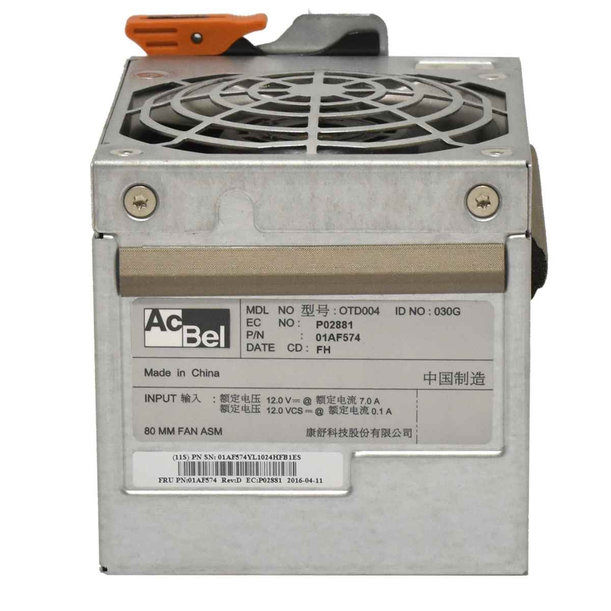 IBM Cooling Fan / Case Fan for Power 8 E880 / E870 Series 01AF574