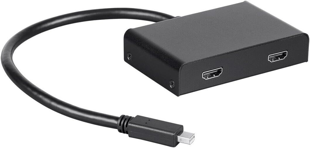 Monoprice 2-Port Mini DisplayPort 1.2 to HDMI Multi-Stream Transport MST