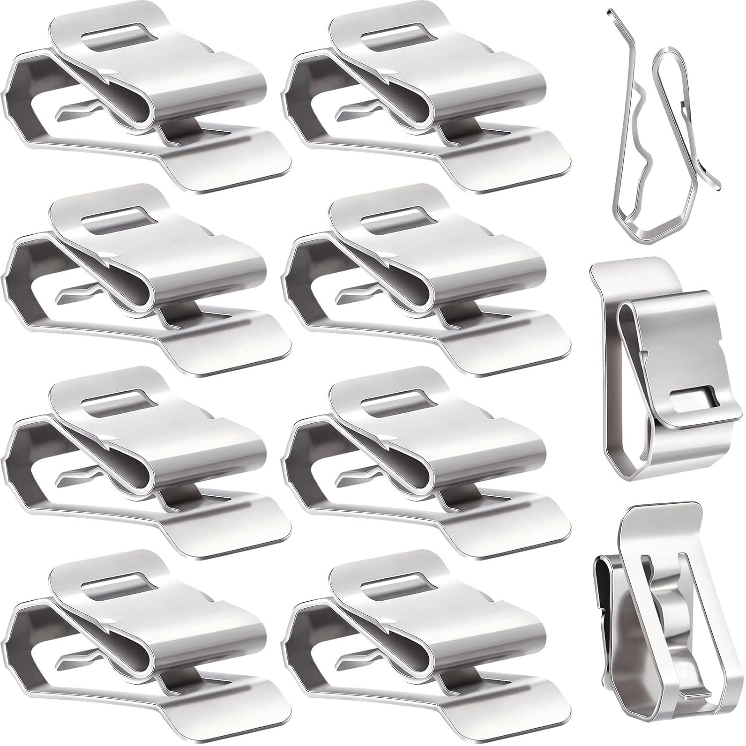 Stainless Steel Wire Clips for Solar Panels - 0.2-0.3 Inch Capacity