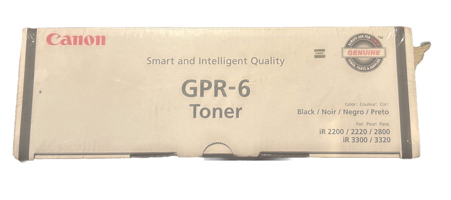 Genuine Canon GPR-6 Black Toner Cartridge 6647A003AA NEW SEALED